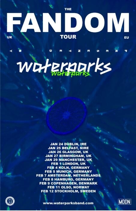 Waterparks Announce "The Fandom" European Tour!
