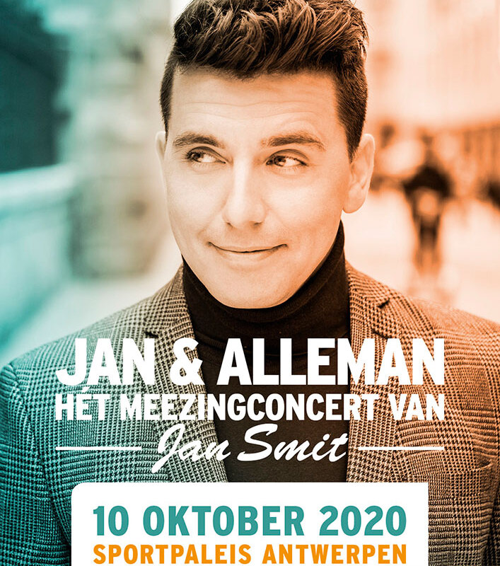 Jan Smit staat zaterdag 10 oktober 2020 terug in het Sportpaleis.
