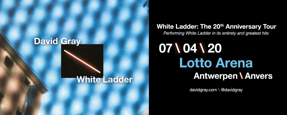 David Gray op 7 april met 'White Ladder: 20th Anniversary Tour' in Lotto Arena