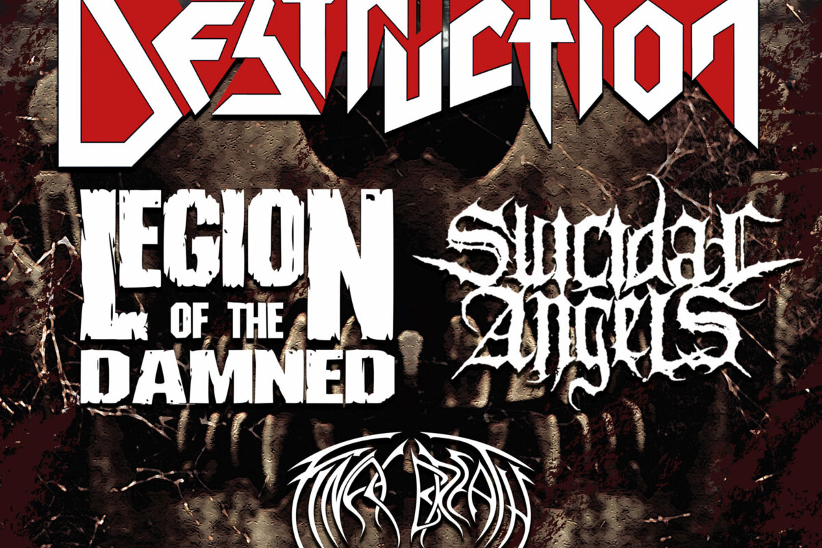 Destruction announce "Thrash Alliance Tour 2020"