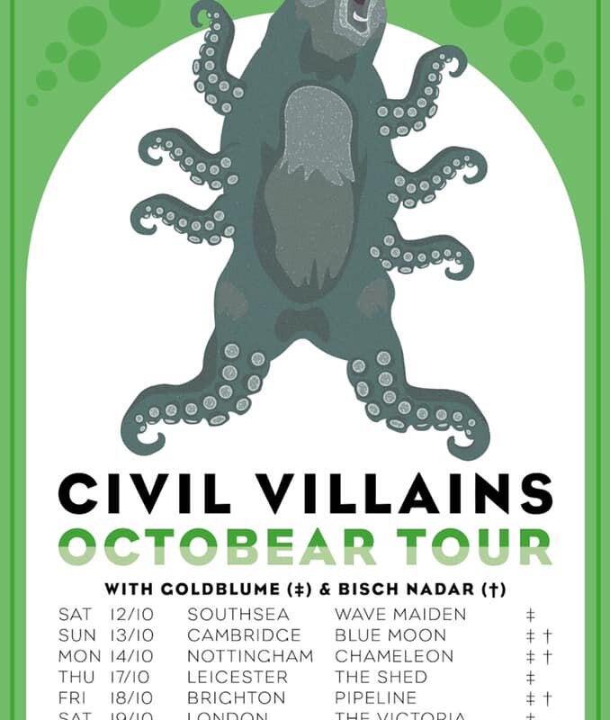Civil Villains Debut EP Snake Oil Released 15th November 2019