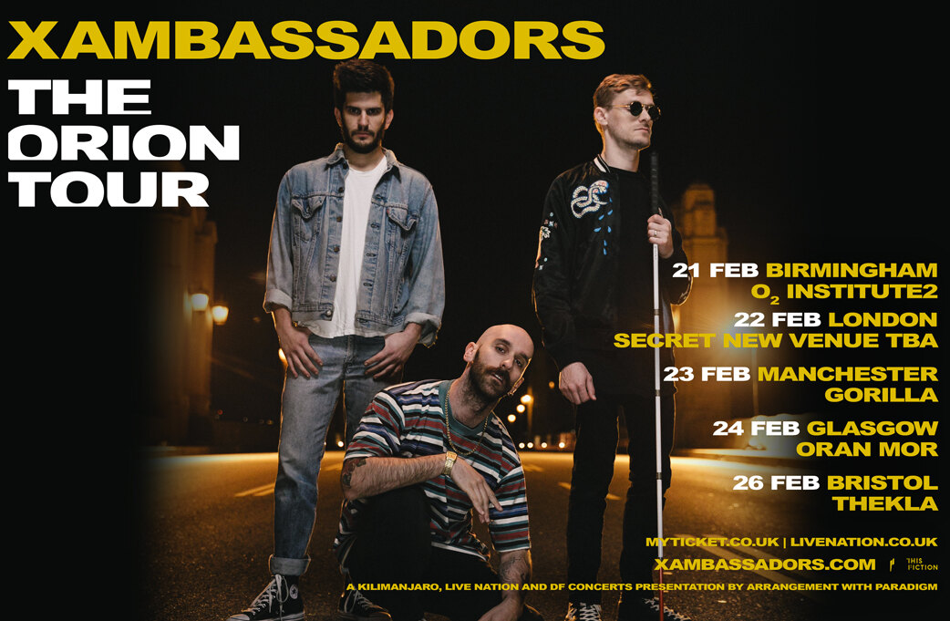 X Ambassadors announce The Orion Tour - playing a secret London venue