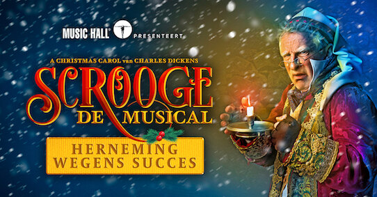 Warre Borgmans herneemt glansrol als vrekkige Ebenezer Scrooge in familiespektakel 'Scrooge, de Musical'