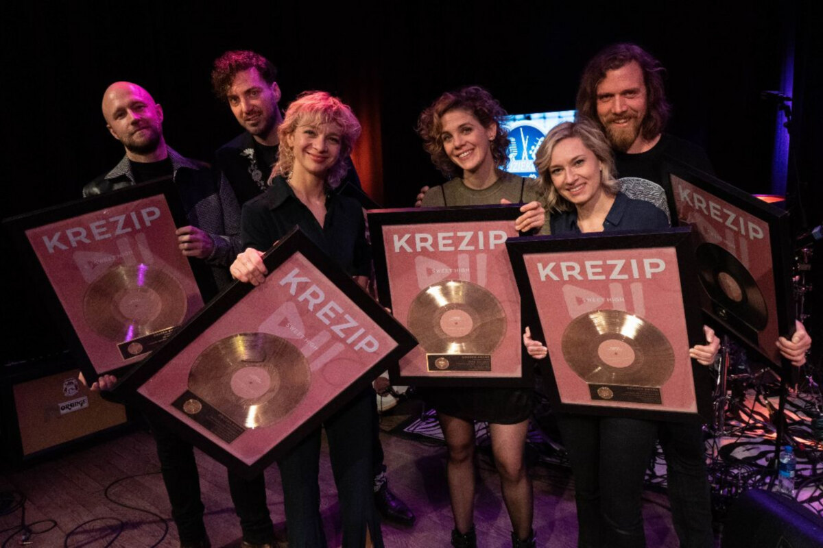 Gouden plaat voor Krezip