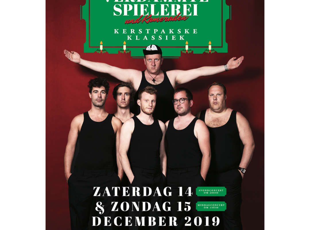 Die Verdammte Spielerei deelt kerstpakskes uit in Gent