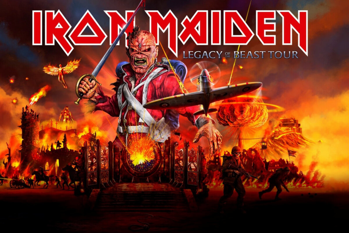Iron Maiden als eerste headliner op donderdag 18 juni  tijdens Graspop Metal Meeting