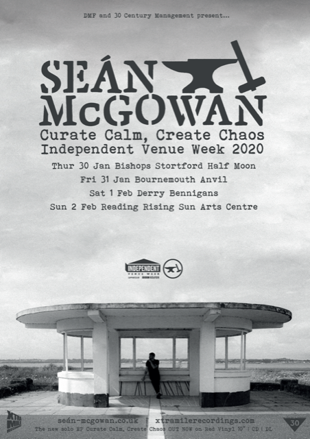 Sean Mc Gowan Announces 'Indepenent Venue Week' 2020 Tour 