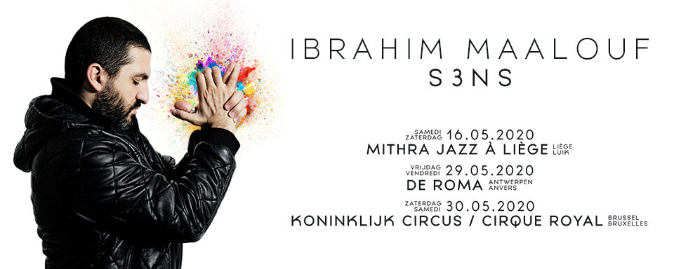 Frans-Libanese trompettist Ibrahim Maalouf voor 3 concerten naar België met nieuw album 'S3NS’