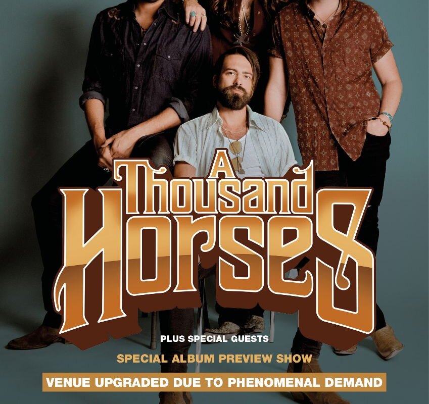 A Thousand Horses upgrade London venue due to phenomenal demand