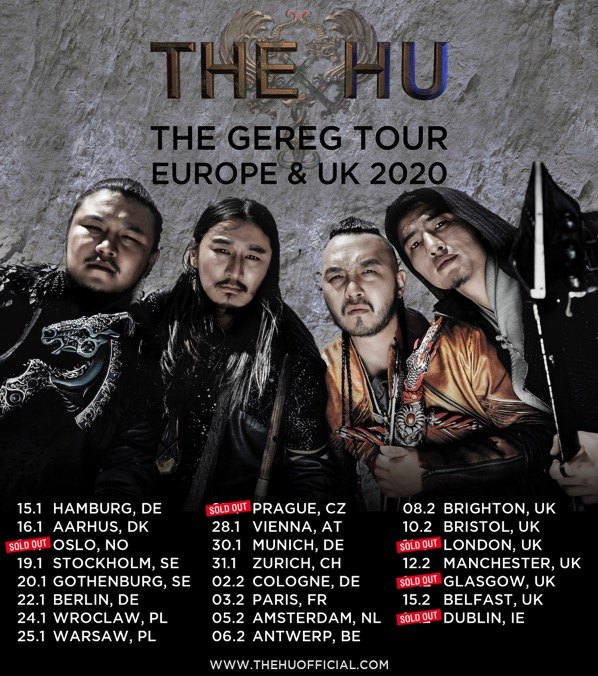The Hu 2020 European Tour Selling Fast!
