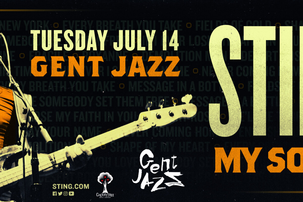 Sting komt (echt) naar Gent Jazz in 2020