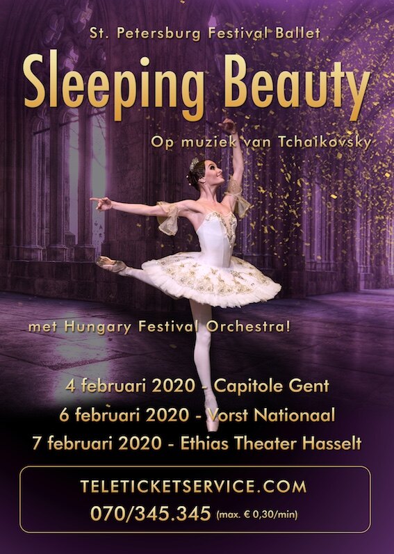 Gerenommeerd St. Petersburg Festival Ballet brengt 'Sleeping Beauty' in Gent, Vorst en Hasselt