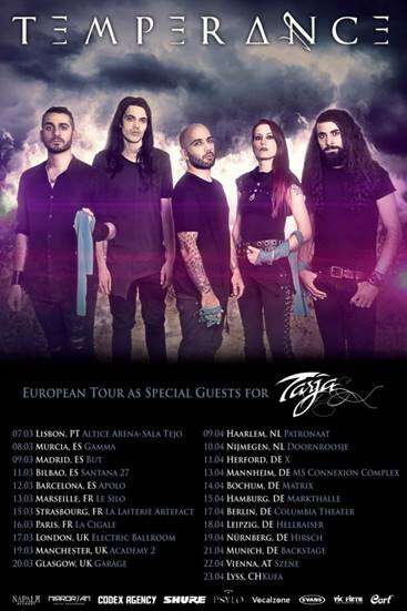 Napalm News: Temperance Reveals New Single & Official Video, “My Demons Can’t Sleep”, Out TODAY!!!