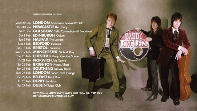 Daddy Long Legs Confirm UK & IRE Tour dates for 2020