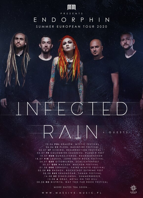 Moldovan Extreme Metal Unit, Infected Rain, Announces European Summer Tour 2020!