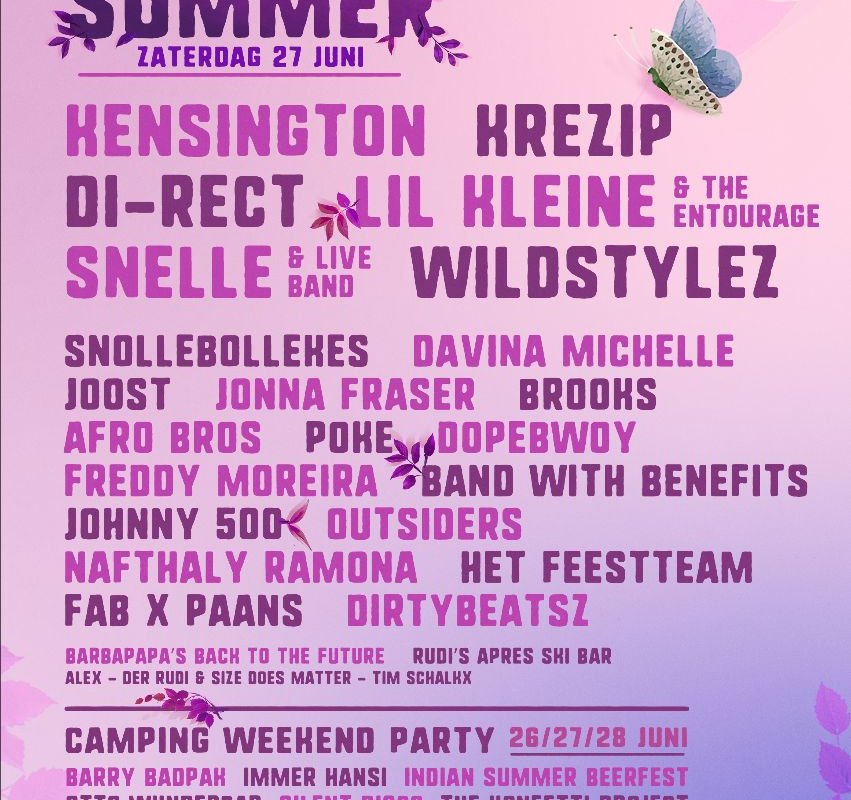 Kensington, Krezip, Lil Kleine en meer naar Indian Summer Festival 2020 