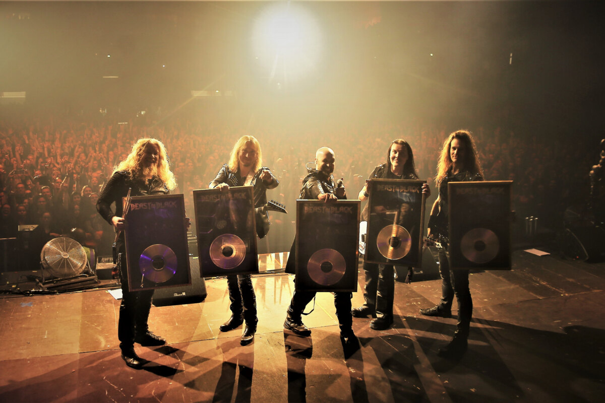 Beast in Black receive gold awards for "Berserker" album sales in Finland!