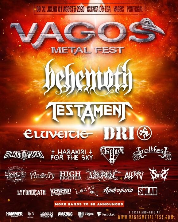 Vagos Metal fest Reveals 11 New Bands For 2020!