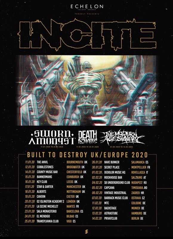 Arizona metal stompers, Incite To Kick Off European Tour This Month!