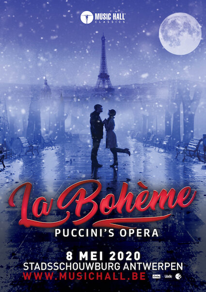 Music Hall Classics presenteert Puccini’s meesterlijke opera en tijdloze love story ‘La Bohème' in Stadsschouwburg Antwerpen