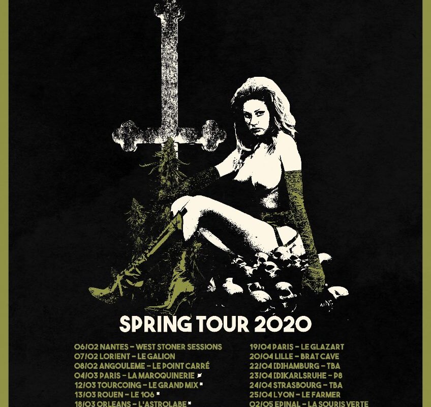Doom sludge unit Witchfinder on tour!!