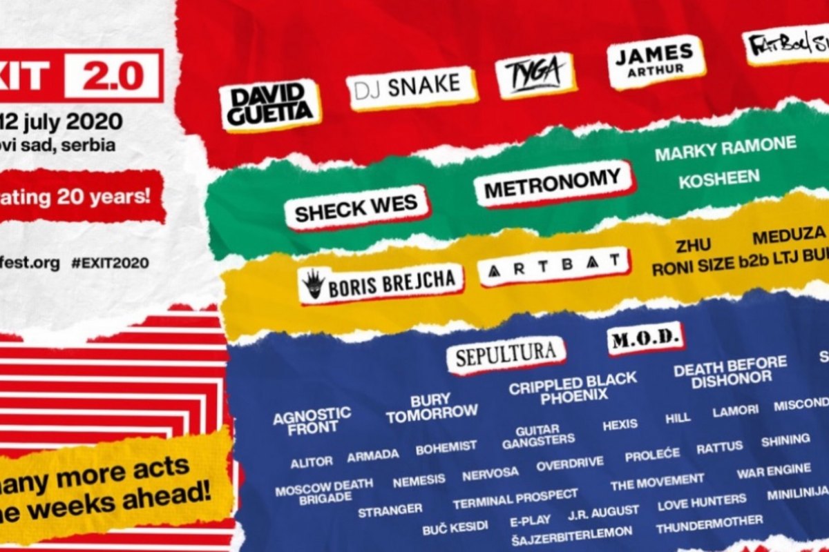 DJ Snake, Sheck Wes, Metronomy, Marky Ramone en meer toegevoegd aan line-up EXIT 2020