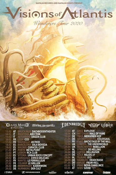 Vision Of Atlantis  Starts European Headline Tour today!