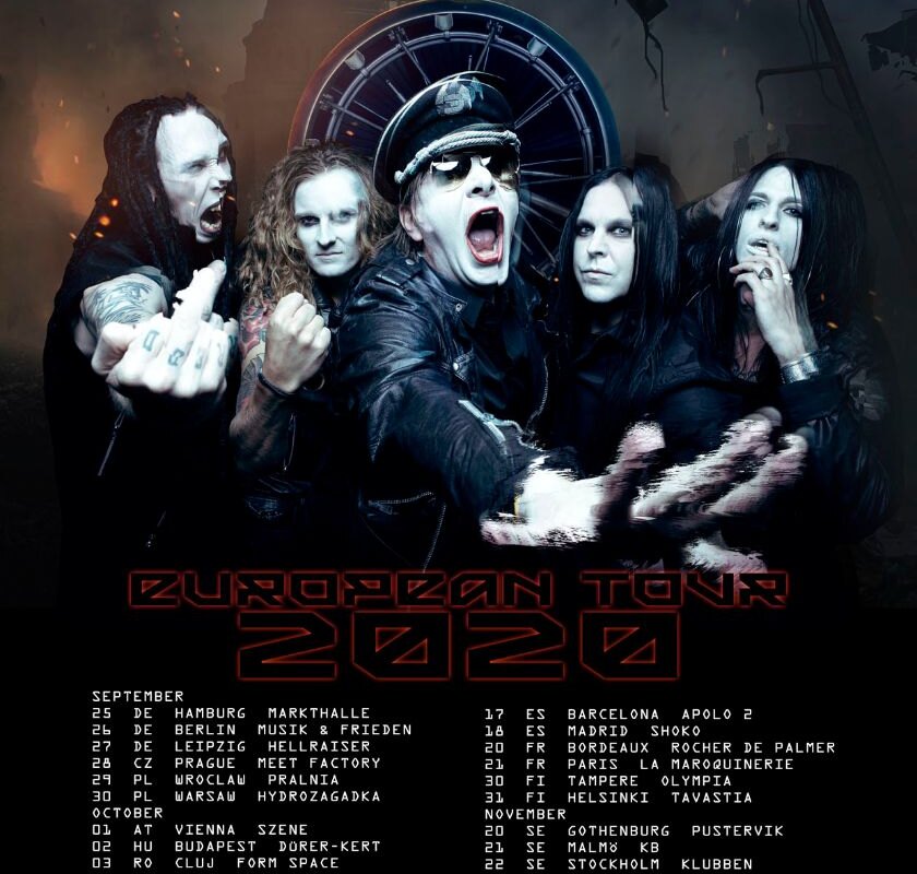 Deathstars postpone their European tour!