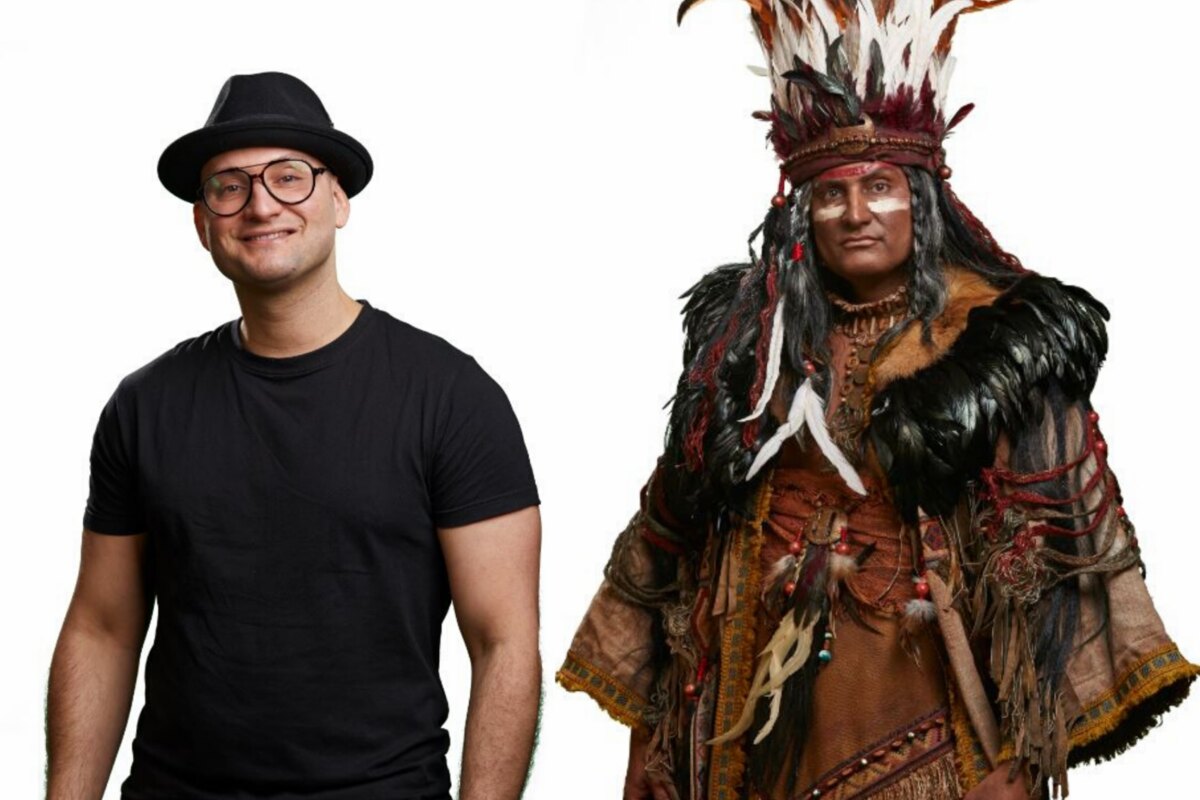 De eerste beelden van Brahim als opperhoofd voor Pocahontas