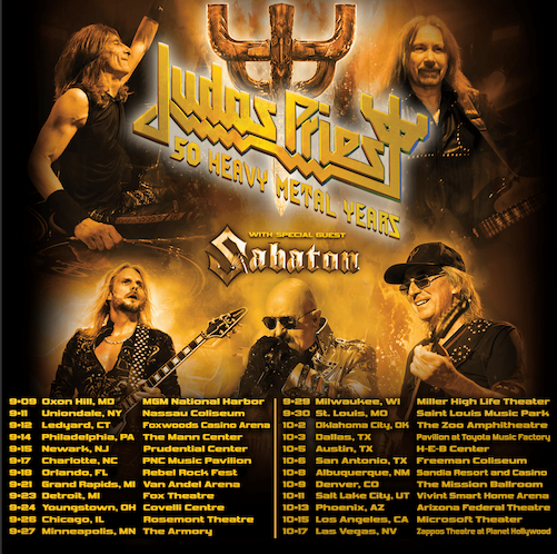 Sabaton- announce US tour with Judas Priest