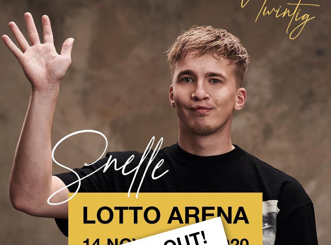 Snelle verkoopt Lotto Arena-concert ‘Vierentwintig’ op 24 uur uit.