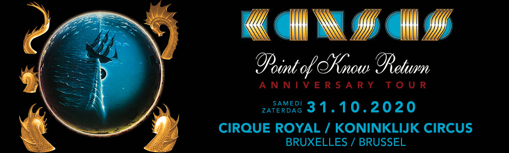 Legendarische band Kansas komt op 31.10 naar het Koninklijk Circus in Brussel!