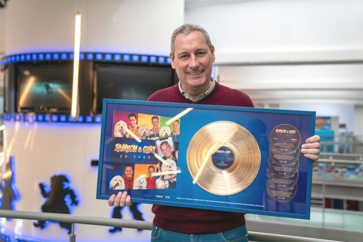 Gouden plaat voor Samson & Gert!