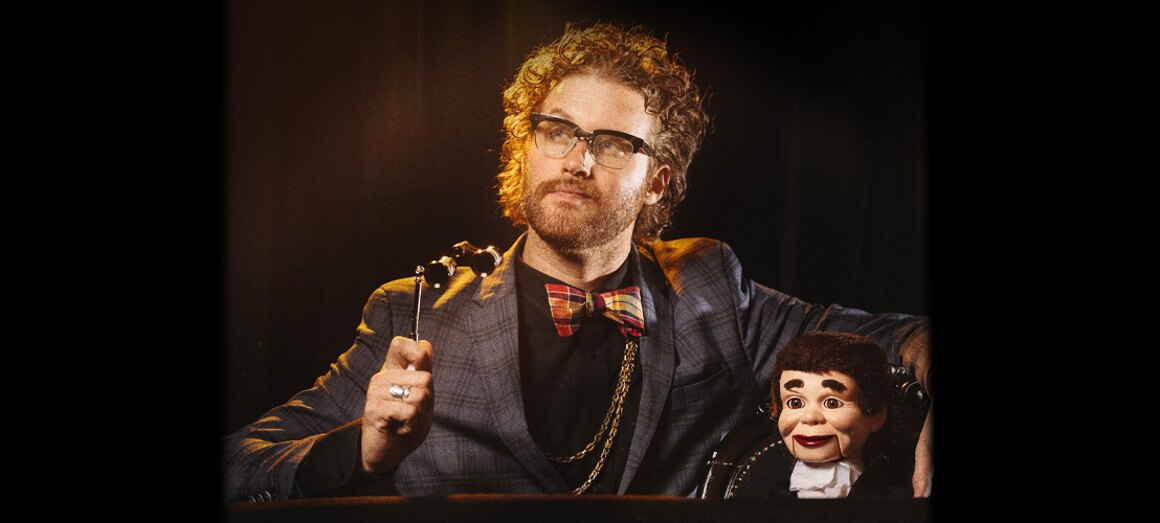 Acteur en comedian T.J. Miller in Antwerpen op 26 mei