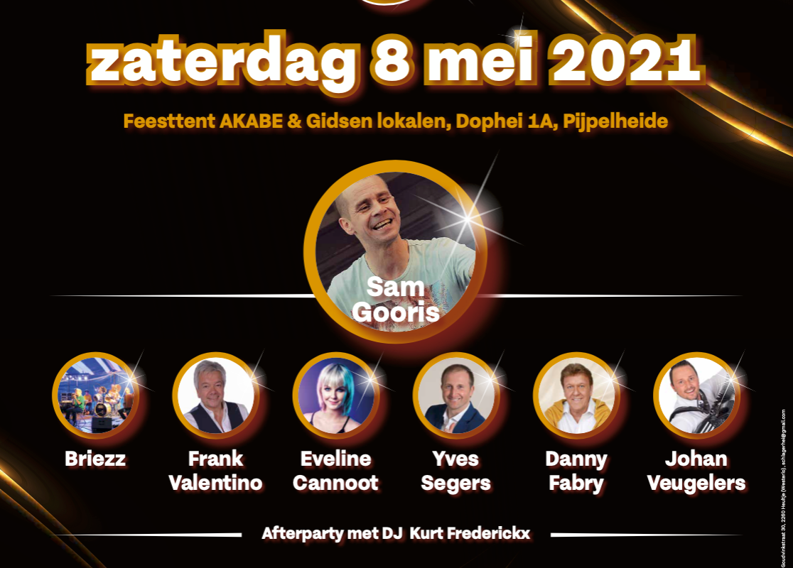 2de Schlagerhei schuift een jaar op en verhuist naar zaterdag 8 mei 2021