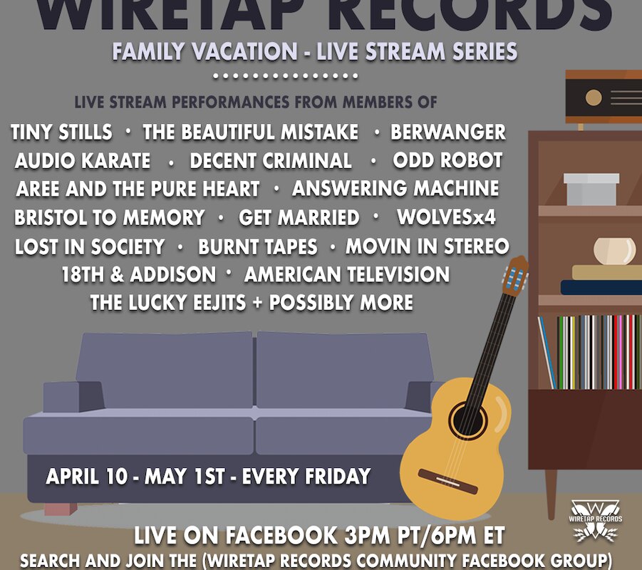 Wiretap Records has announced a month-long live stream series 