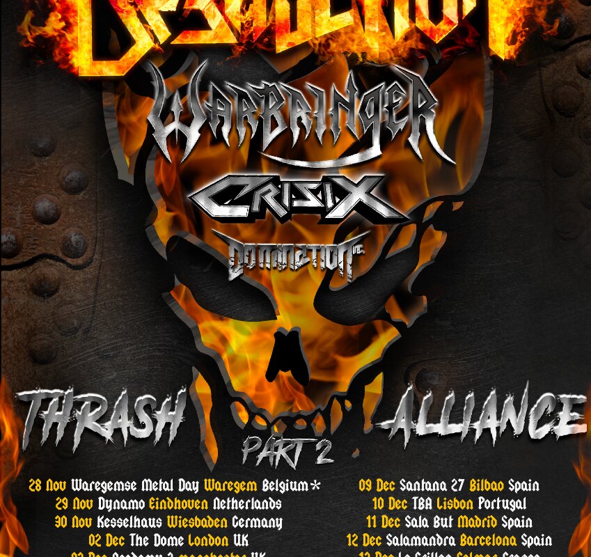 Destruction Announce New Dates For EU Tour