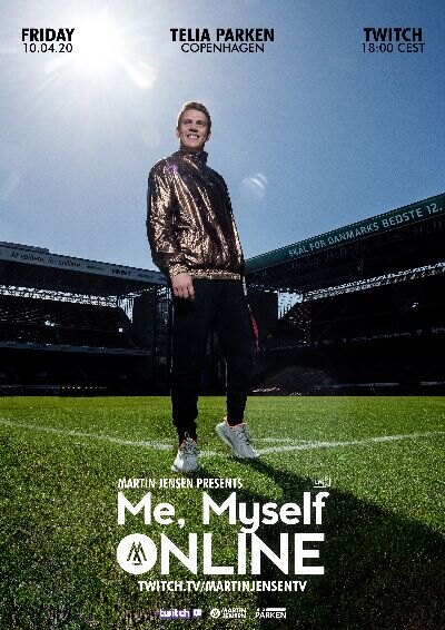 Martin Jensen' s liveset via his Twitch channel on Friday April 10th at 18:00pm CEST for five whole hours