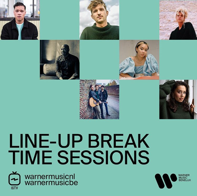 Warner Music Benelux introduceert  Break Time Sessions