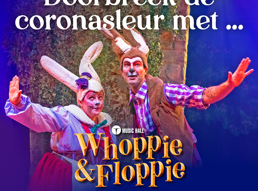 Hilarische West-Vlaamse sprookjesboskonijnen Whoppie en Floppie lanceren eigen kleurplaten én website!   