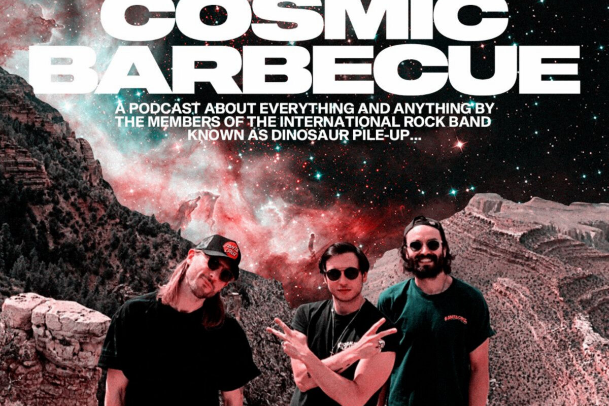 Dinosaur Pile-Up announce new podcast 'The Cosmic Barbecue'