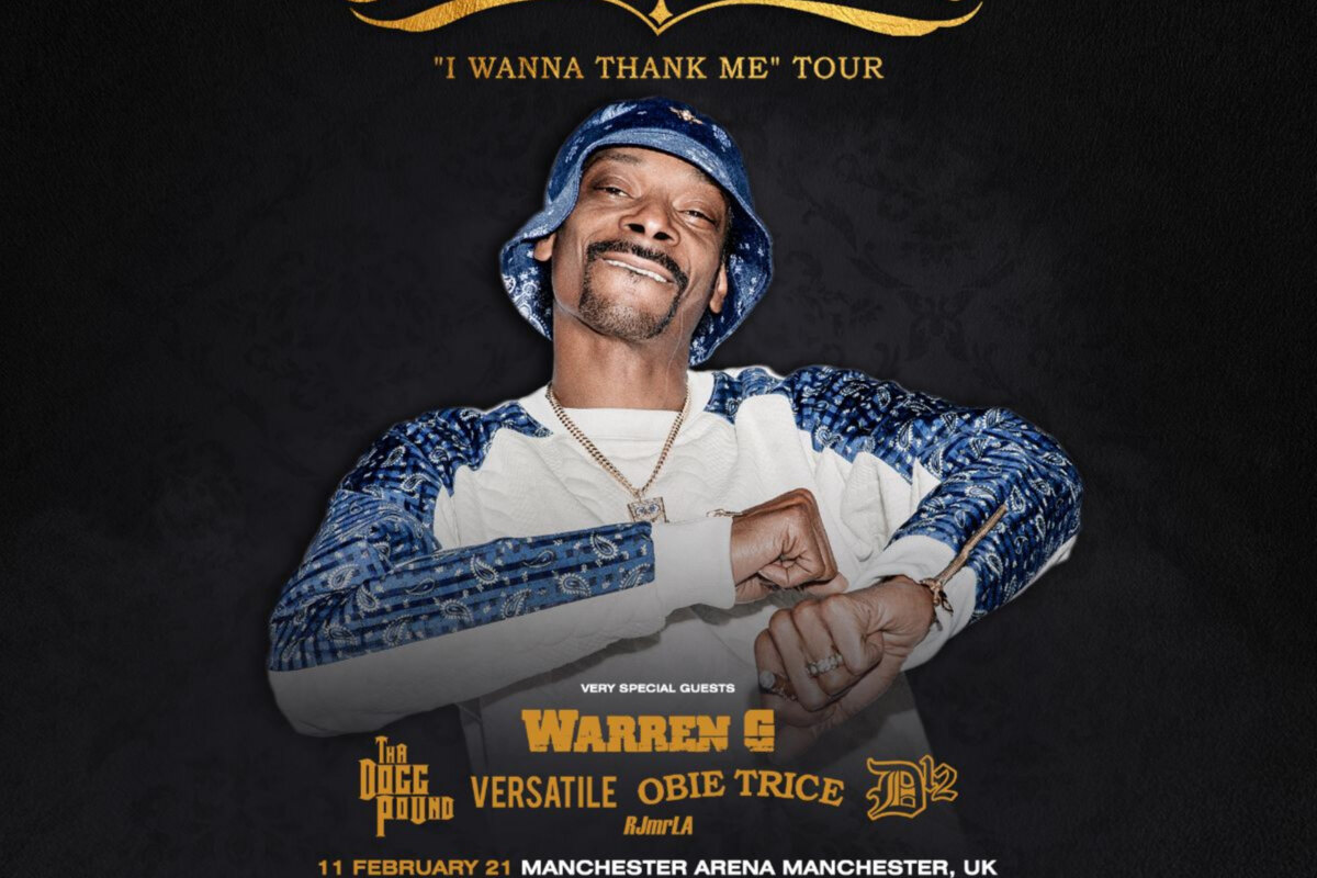 Snoop Dogg announces rescheduled UK & Ireland tour dates