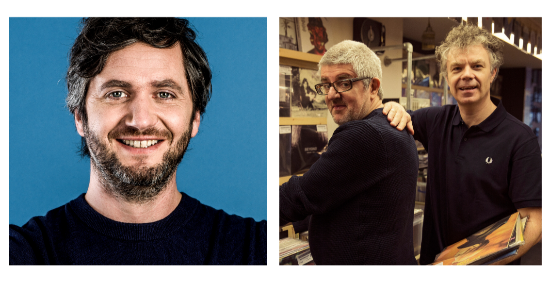 Lieven Scheire en Belpop Bonanza-duo Jan Delvaux & DJ Bobby Ewing hosten live Huiskamerquiz