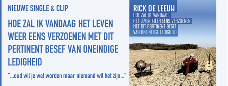 Nieuwe videoclip Rick de Leeuw !
