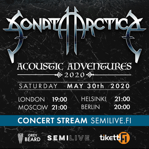 Sonata Arctica announce acoustic live stream shows!