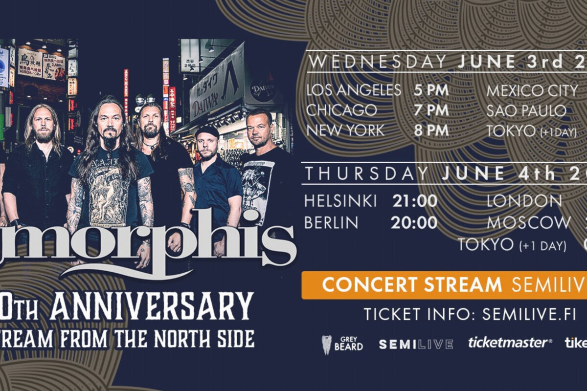Amorphis announce 30th anniversary Stream From The North Side