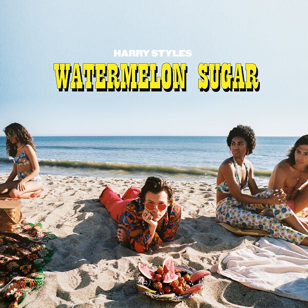 Harry Styles premiered the official video for his new single “Watermelon Sugar”
