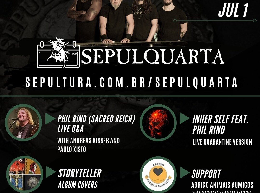 Sepultura welcome Phil Rind to their SepulQuarta sessions!