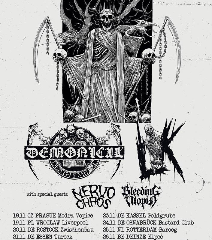 Demonical and LIK announce co-headlining European tour