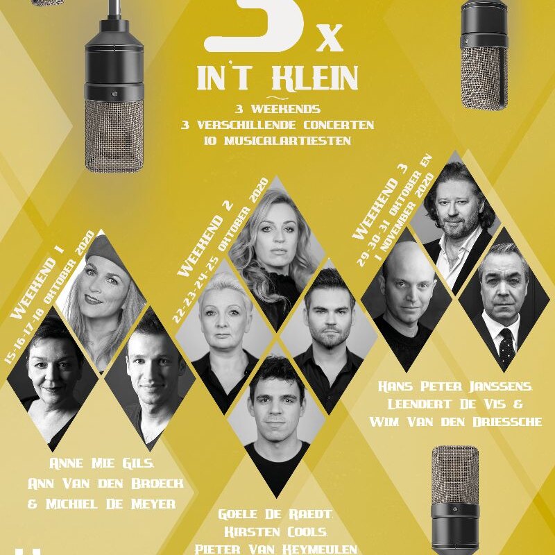 Judas TheaterProducties presenteert “3 x IN ’T KLEIN”